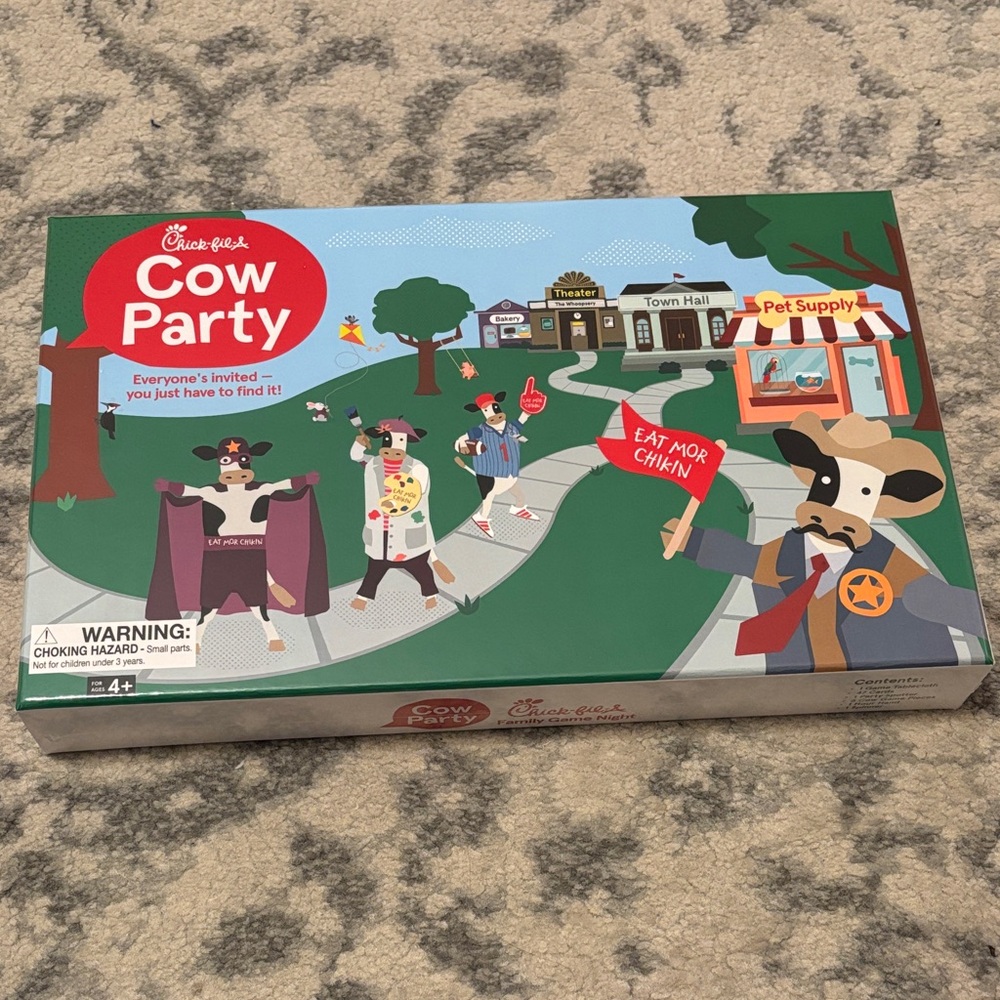 New sealed Chick Fil A Party Game